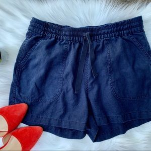 ✨Point Sur Navy Linen Shorts✨